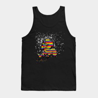 GAY FLAG MUSIC WOMAN Tank Top